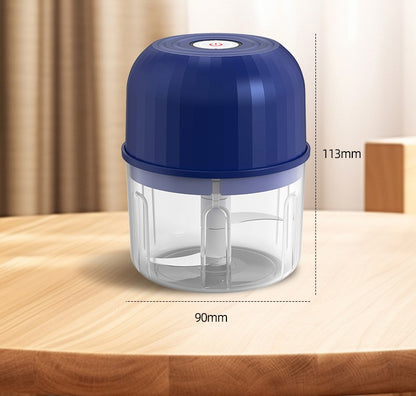 Electric Garlic Masher Garlic Grinder Onion Chopper 260ML Meat Grinder Ginger and Chili Grinder Kitchen Vegetable Blender