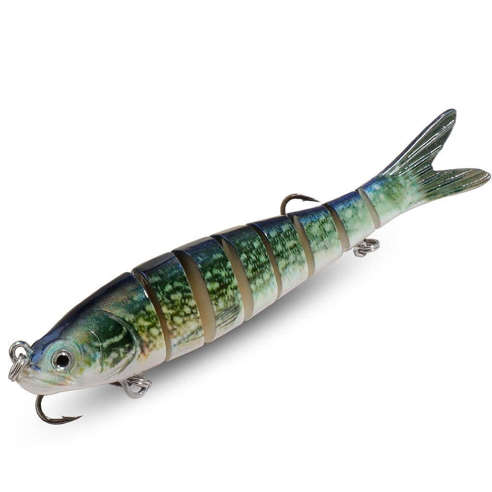 Isca Swimbait 11g 16g 27g Multi Articulada Lenta Afundante Segmentada Biônica Natação Pesca Baixo Anzol Triplo Pesca de Carpa Isca Dura
