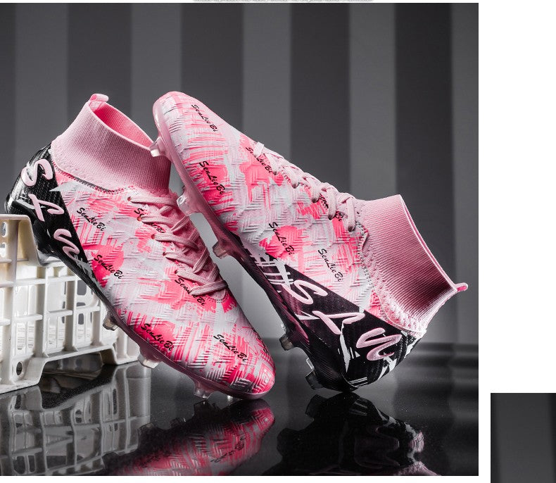 Men's Soccer Shoes Cleats Non-Slip FG Football Boots Men High-quality Match Training Sneakers Futsal Indoor Soccer Boots Boys