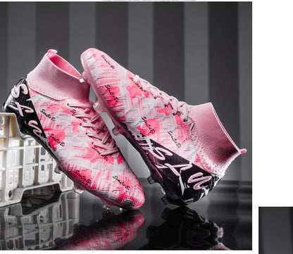 Men's Soccer Shoes Cleats Non-Slip FG Football Boots Men High-quality Match Training Sneakers Futsal Indoor Soccer Boots Boys