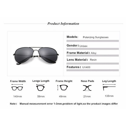 Polarized Sunglasses Men Women Classic Fashion Brand Designer Driving Sun Glasses UV400 Eyewear