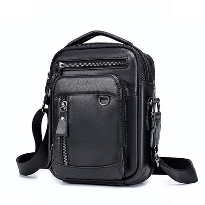 Brand 100% Genuine Leather Men's Shoulder Bags Messenger Bag for Men Crossbody Bags new Small Man Designer Handbag Bolso Male