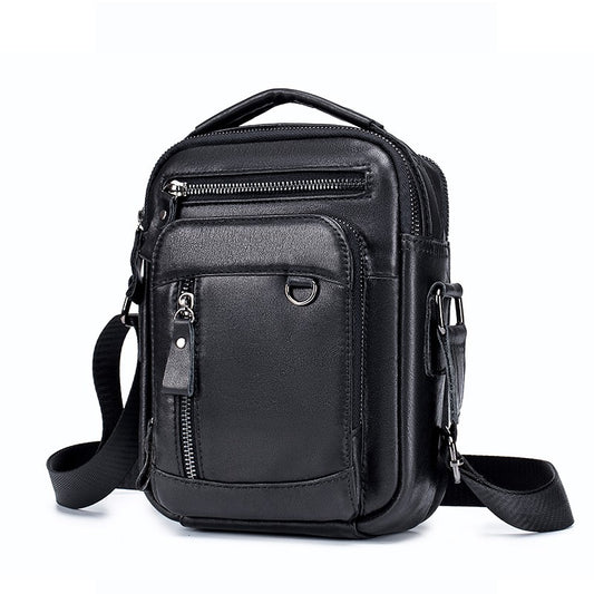 Brand 100% Genuine Leather Men's Shoulder Bags Messenger Bag for Men Crossbody Bags new Small Man Designer Handbag Bolso Male