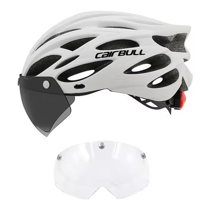 Cairbull Capacetes de Ciclismo MTB Mountain Road Capacete de Bicicleta de Corrida Leve Respirável Led Segurança Capacete de Bicicleta 54-62cm Casco