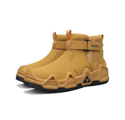 Men's casual sports shoes, high-top breathable outdoor hiking and mountaineering shoes, men's travel walking shoes