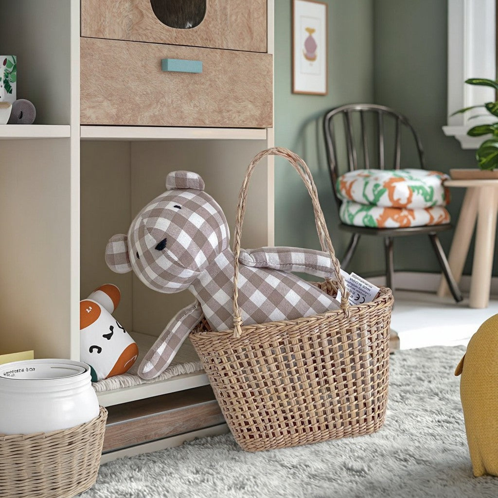 2025 Baby Plush Toy Comforts Sleeping Cute Rabbit, Bear, Mouse Baby Girl Doll, Cloth Doll Doll