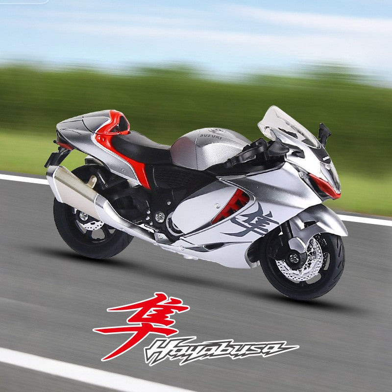 1:18 CBR1000RR R1 GSX1000 Hayabusa Simulação Liga Modelo de Moto Coleção Autorização Genuína Miniatura de Moto de Brinquedo