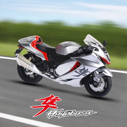1:18 CBR1000RR R1 GSX1000 Hayabusa Simulação Liga Modelo de Moto Coleção Autorização Genuína Miniatura de Moto de Brinquedo