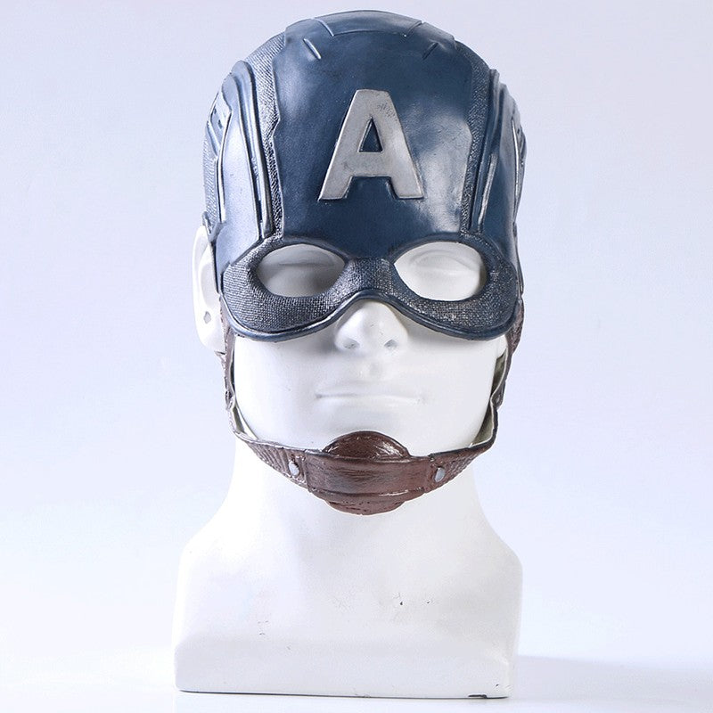 Hot Sale  Latex Head Cover Cosplay American Film Captain Helmet Costumes Mask Movie Props Decorative Masks For Halloween