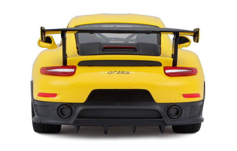 Maisto 1:24 Porsche 911 GT2 RS simulação liga carro modelo artesanato coleção de brinquedos ferramentas de presente