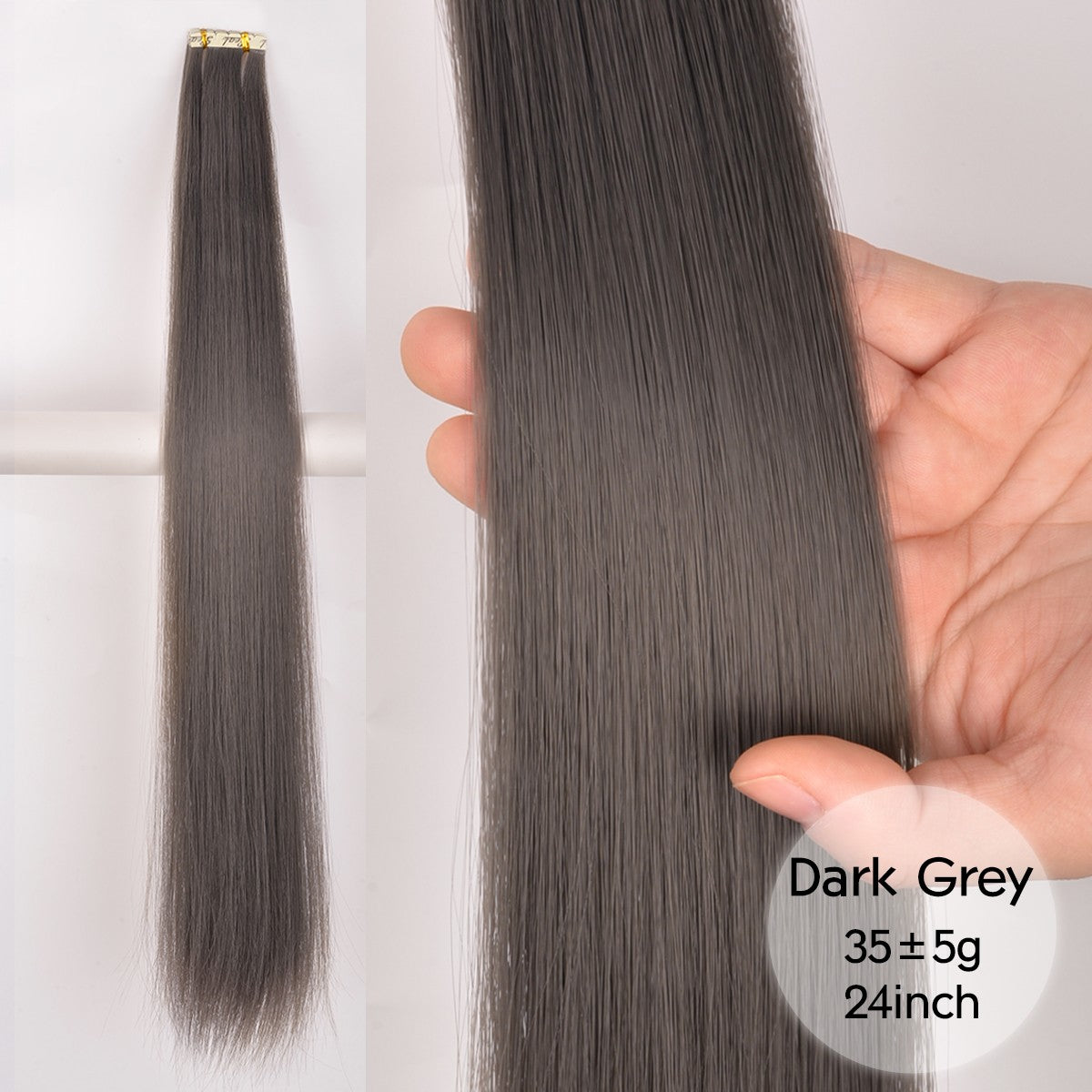 Straight Tape in Hair Extensions Natural Hair Extensions Mini Tape ins Invisible Seamless Blonde Silky Natural Tape ins For Wome