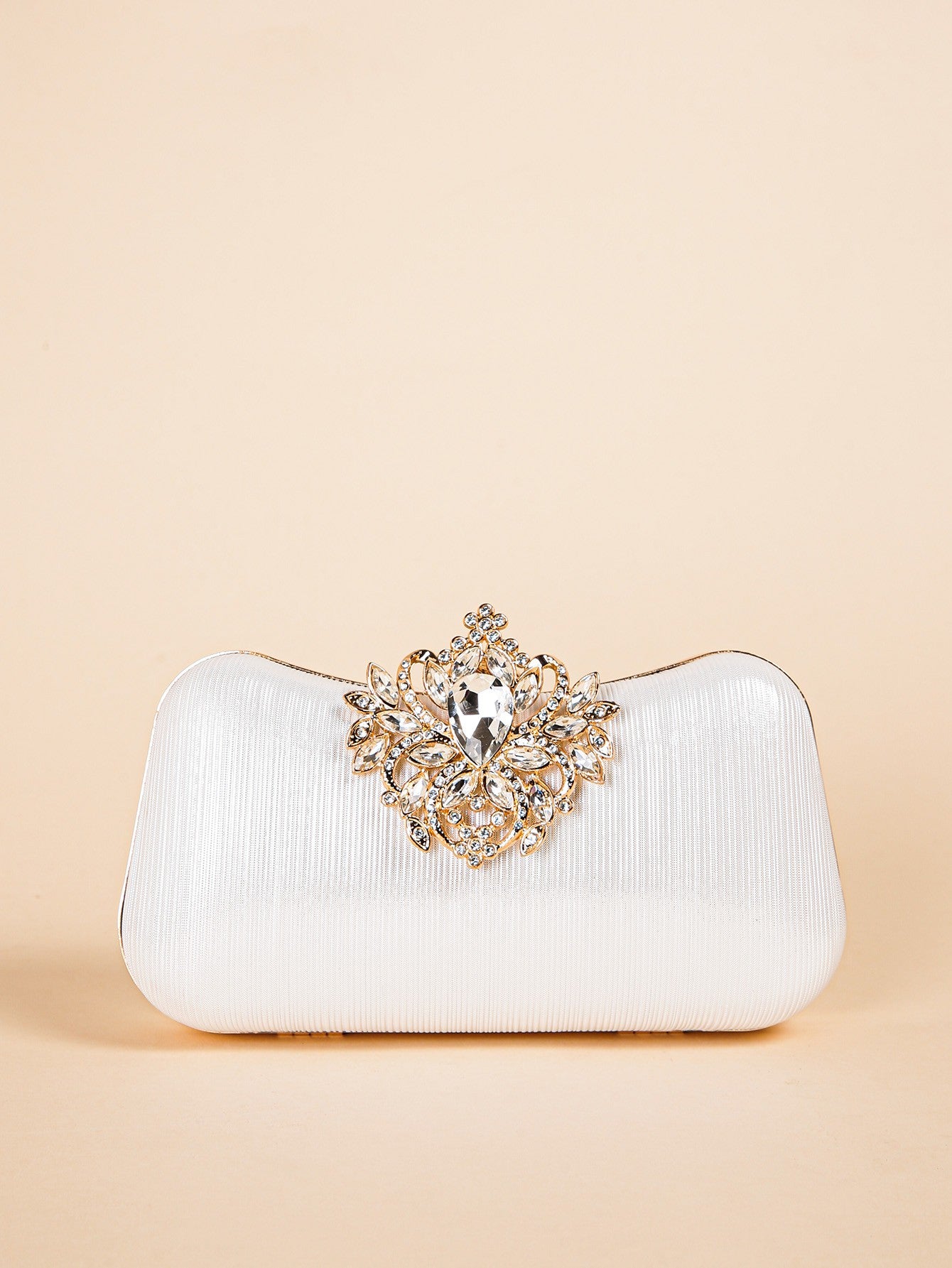 Luxury Rhinestone Evening Bag For Carnaval, Shiny Wedding Dress Purses,  Glamorous,Elegant,Exquisite Small Rhinestone Decor Boxy