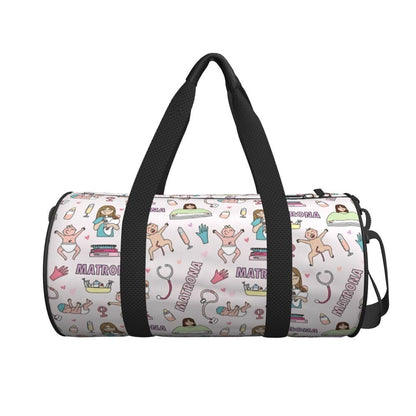 Couple Travel Bag Enfermera En Apuros Doctor Nurse Gym Bag Large Oxford Custom Handbag Colorful Casual Sports Bag
