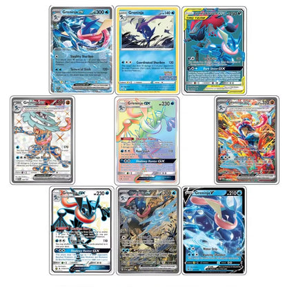 Hot 56pcs/box English Pokemon Collection Cards Edition Flash Cards Charizard Blastoise DIY Game PTCG Game Anime Cards Gift Toy