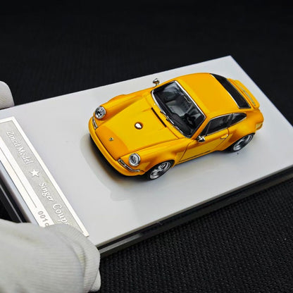 1:64 Novo Modelo de Zinco Porsch 911 964 Singer Coupe Dls Miniatura de Liga Fundida Modelo de Brinquedo Infantil Colecionável Ornamento