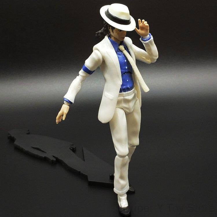 Hot Michael Jackson Smooth Criminal Moonwalk Action Michael Jackson Mj Thriller Joint Movable Figure Model Toys Christmas Gift