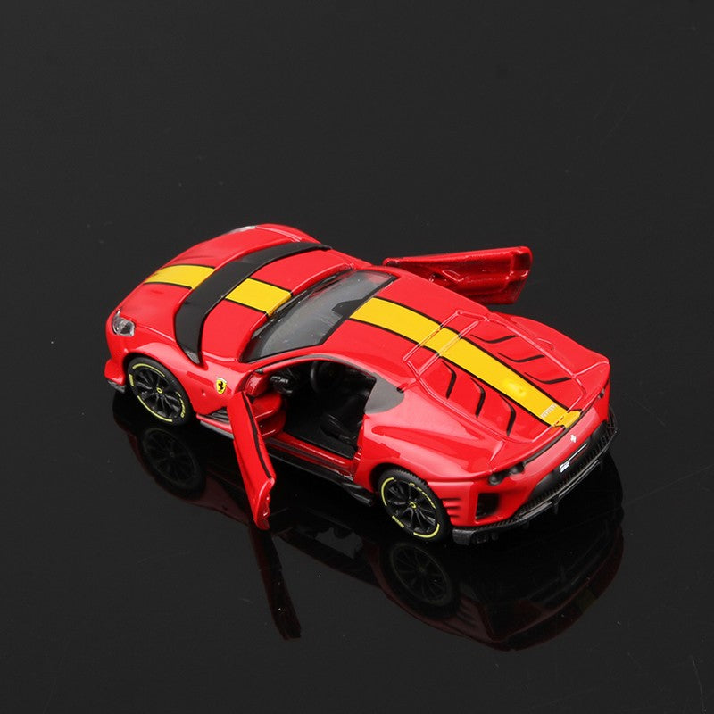 Bburago 1:64 Ferrari Daytona SP3 812 Competizione Carro Modelo Liga Miniatura Veículos Fundidos Brinquedo Coleção de Presente