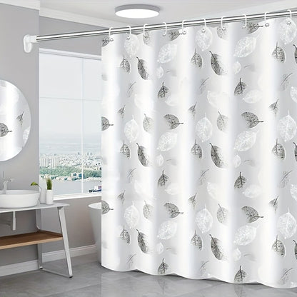Clear Shower Curtain PEVA Transparent Bathroom Liner Waterproof 180x200CM Bath Curtains Bathroom Mould Proof Curtains with Hooks