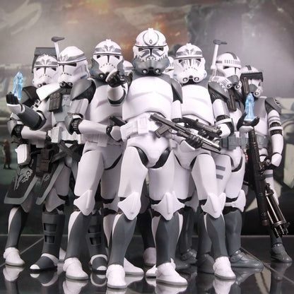 New Body(JOV3.0) - Star Wars 104th Trooper Wolf Pack Boost Sinker Comet Kamino ARC Trooper Grey Team 6" Boneco Articulado Brinquedos de Clone