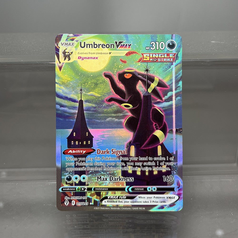 Cartas Avulsas Metalizadas PKM Pikachu Charizard EX Bubble Mew Jogo Cartas Raras de Coleção PTCG Cartas Proxy Arco-Íris