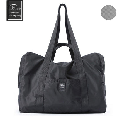 Waterproof Foldable Travel Duffle Bag Large Capacity Carry On Tote Luggage Storage Bag with Multiple Pockets