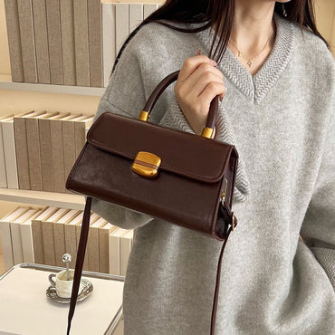 Fashion Solid Color Underarm Bags PU Leather Shoulder Bags for Women Design Luxury Small Handbag Female Subaxillary Clutches