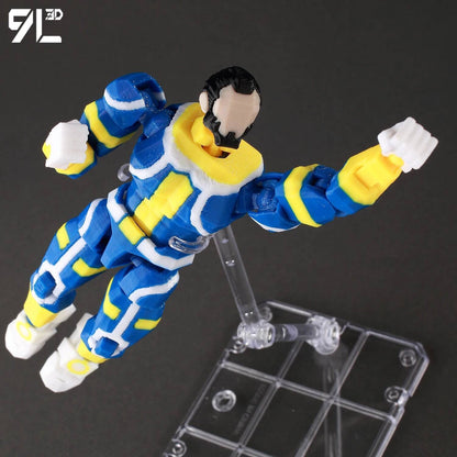9L3D Impresso Invencível Menino Lucky13 Dummy13 Conquistar LEX Allen Super-heróis Anime Brinquedos Bonecos de Ação Modelo de Manequim Enfeites