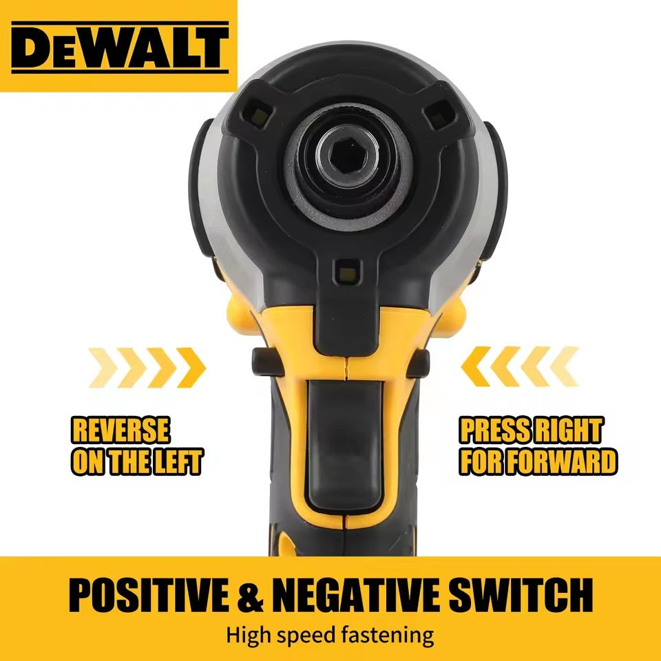 DeWalt novo modelo DCF850 parafusadeira elétrica 20V bateria de lítio parafusadeira sem escovas ferramenta de alto torque