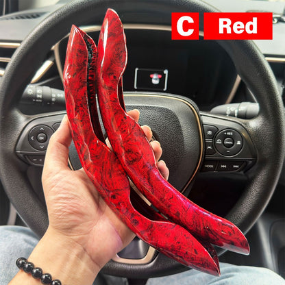 2PCS Car Steering Wheel CoverFor MG ZS HS MG3 MG4 MG5 MG6 MG7 GT PHEV ONE RX5 Breathable Leather Anti-slip Styling Accessories