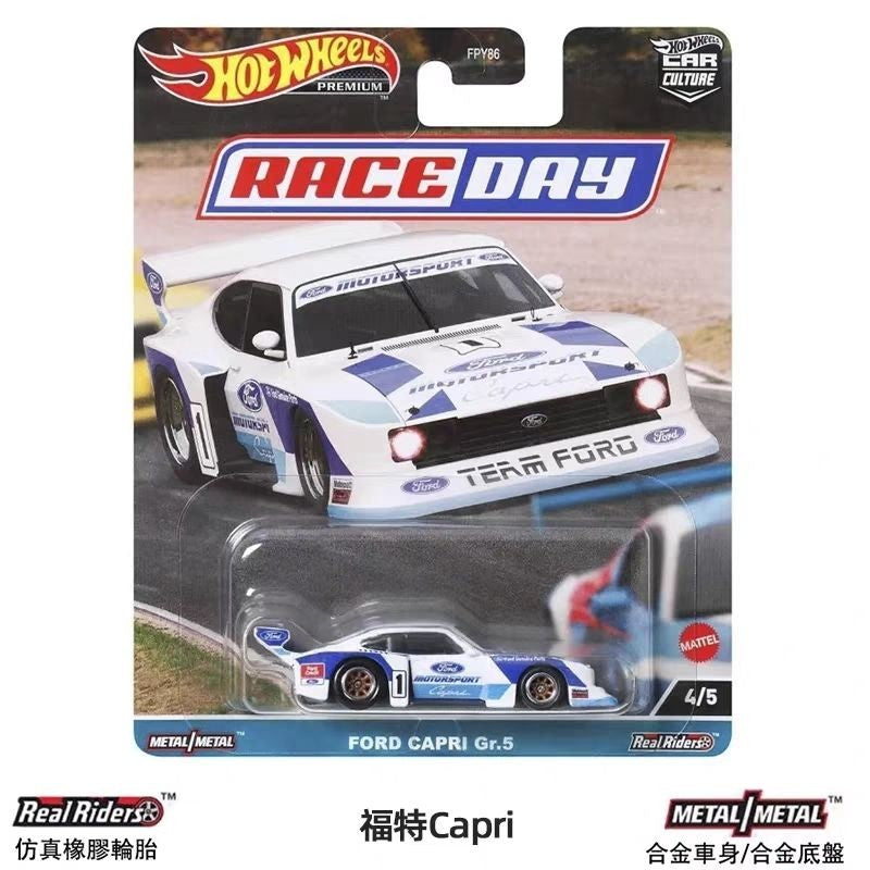 Miniatura Hot Wheels Edição Limitada Carro Esportivo de Liga Leve Série Race Day Coleção de Carrinhos de Brinquedo Modelo de Alta Qualidade Presentes Infantis de Feriado