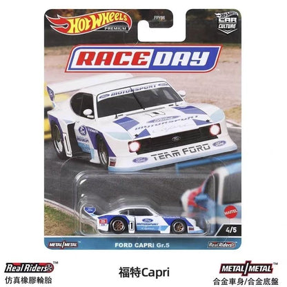 Miniatura Hot Wheels Edição Limitada Carro Esportivo de Liga Leve Série Race Day Coleção de Carrinhos de Brinquedo Modelo de Alta Qualidade Presentes Infantis de Feriado