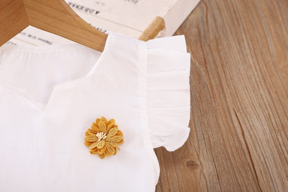 New Summer Fashion Baby Clothes Suit Children Girls Vest Shorts 2Pcs/Sets Toddler Clothing Infant Casual Costume Kids Tracksuits