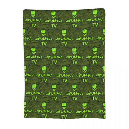 Gunki Fishing Blanket Soft Warm Flannel Throw Blanket Bedspread for Bed Living room Picnic Travel Home Sofa