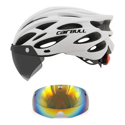 Cairbull Capacetes de Ciclismo MTB Mountain Road Capacete de Bicicleta de Corrida Leve Respirável Led Segurança Capacete de Bicicleta 54-62cm Casco
