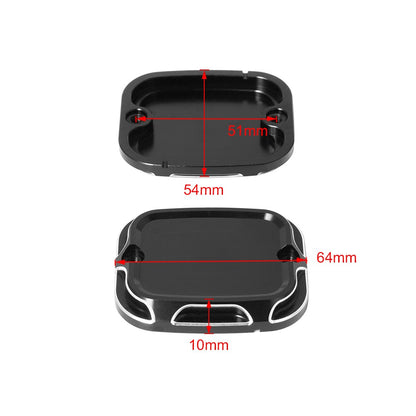 Tampa do Reservatório de Freio Mestre CNC de Moto Dianteira e Traseira para Harley Touring Road King Street Electra Glide Ultra V-Rod Night Rod