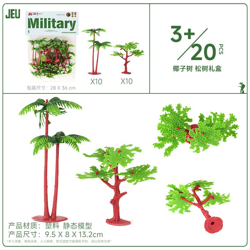 ViiKONDO Bonecos Soldados Exército Brinquedos Modelo Veículo Militar Acessórios Jogo de Guerra Tanque Radar Lançador de Mísseis Artilharia Caça Quartel Ponte