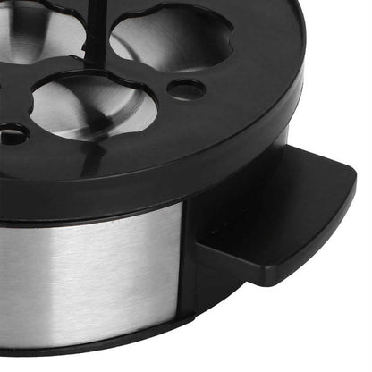 Panela Elétrica a Vapor para 7 Ovos Cozedor Mini Máquina de Cozinhar Ovos em Aço Inoxidável Utensílio de Cozinha para Casa UE 220V