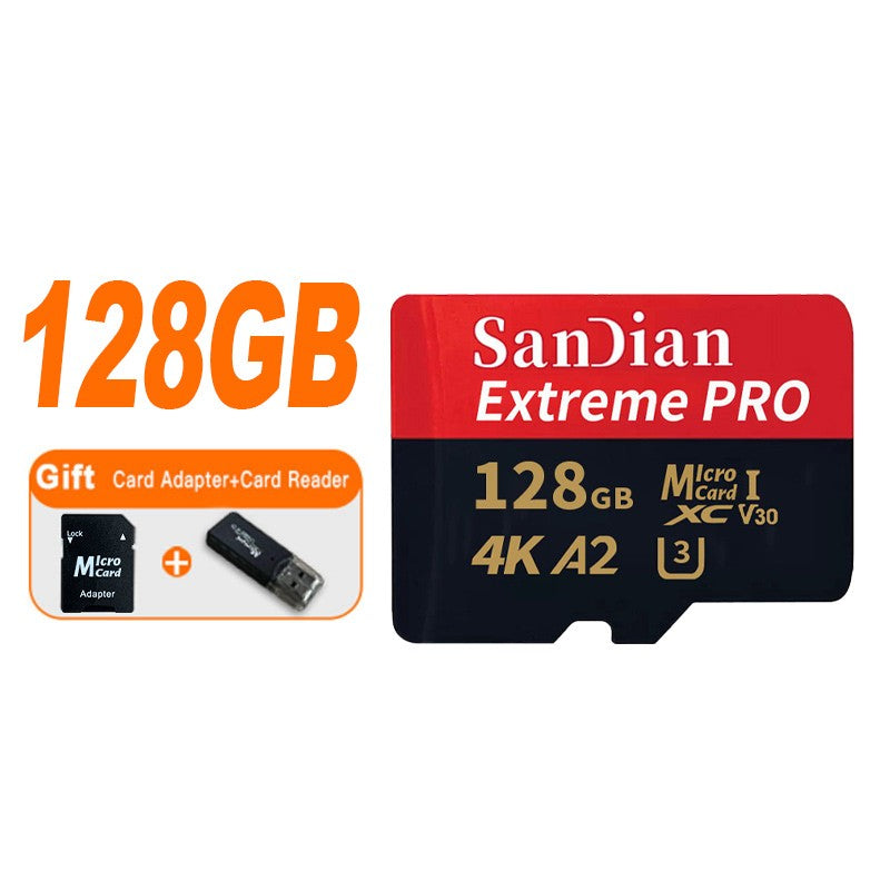 Cartão Micro SD TF Original 128GB 256GB Classe 10 Cartão de Memória de Alta Velocidade U3 4K 512GB Cartão Flash TF 1TB para Smartphone Câmera Drone