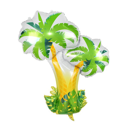 1/5pcs Tropical Balloon Hawaiian Balloons Luau Summer Helium Balloons for Birthday Hawaii Aloha Beach Pool Party Decorations
