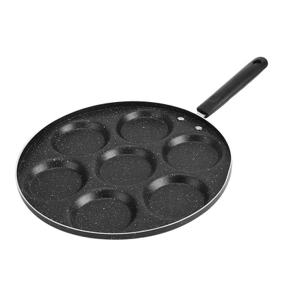 7 Holes Frying Pan Non Stick Fried Eggs Cooking Pan Burger Mold Household Kitchen Cookware