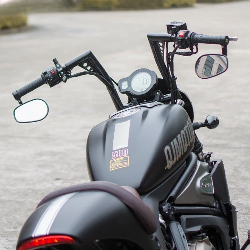 Guidões de motocicleta Glide de 10/12/14/16 polegadas para Harley 883 883n 883XL 1200 Hardman Soft Tail HONDA Iron Horse
