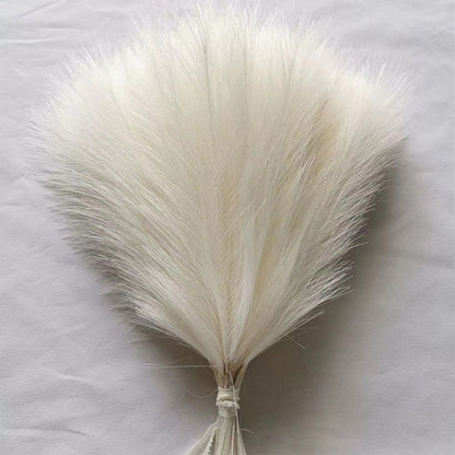 5/10/20PCS Fluffy Pampas Grass Boho Decor Artificial Flower Fake Plant Reed Simulated Party Wedding Home Decoration 42CM