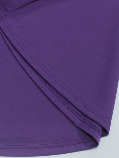 Ele Pure Color Wrap around Midi Skirt for Women Sli Faionable Transoceanic New Arrival A-Line Long Skirt