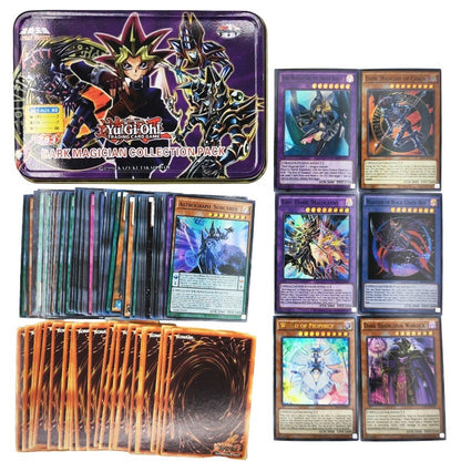 Yu Gi Oh Cards PACK DE DEUS EGÍPCIO Deck de Cartas Inglês TCG Holográfico Dourado Dragão Branco Jogo de Duelo Coleção de Cartas com Caixa de Lata
