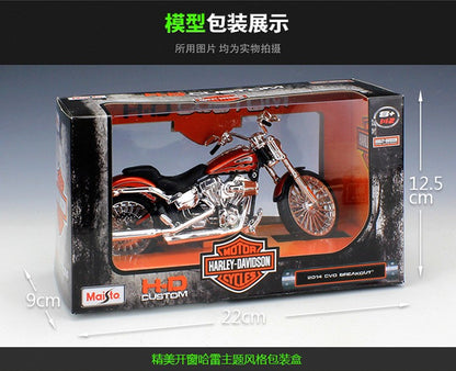 Maisto 1:12 Harley 2014 CVO BREAKOUT Moto Modelo de Metal Diecast