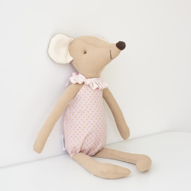 2025 Baby Plush Toy Comforts Sleeping Cute Rabbit, Bear, Mouse Baby Girl Doll, Cloth Doll Doll