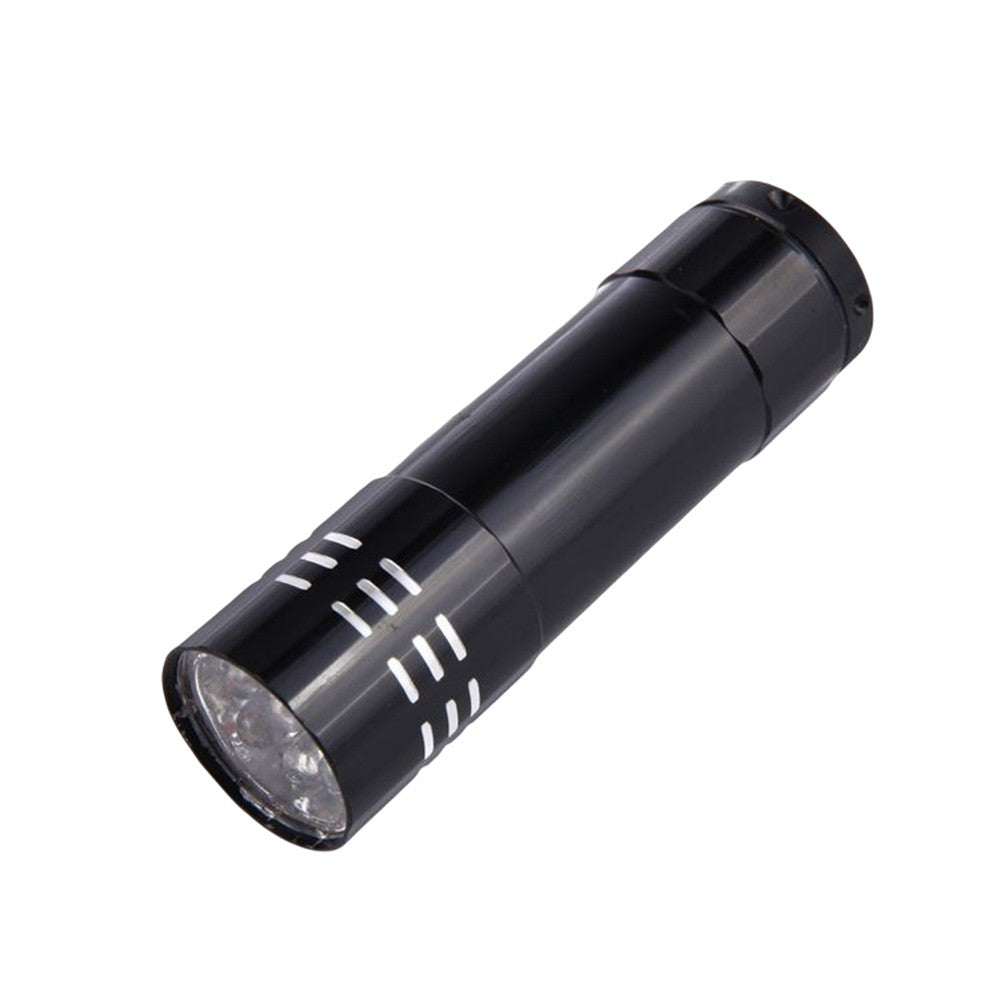 9 LED UV Flashlight Led Handheld Blacklight USB Nail lamp Pet Stain Leakage Marker Money Scorpion Detection Lights for Hiking Ca