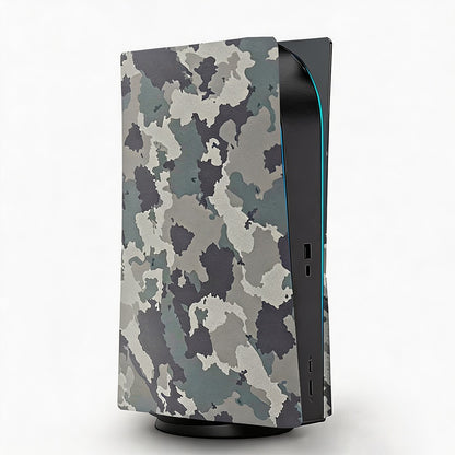 For PS5 Console Disc Version Camouflage Skin Faceplate Shell Console Replacement Backplate Shell For Playstation 5 Disc Edition