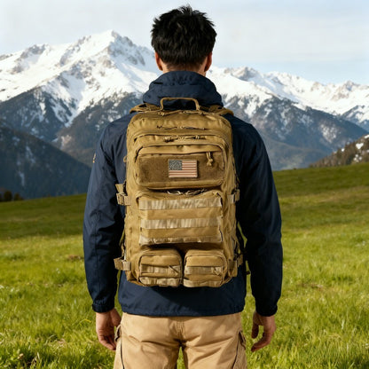 50L/30L Backpack  Military Assault Pack For Men, 3 Day Bug Out Bag Molle DaypackFor Camping Outdoor Sport Rucksack Backpacks