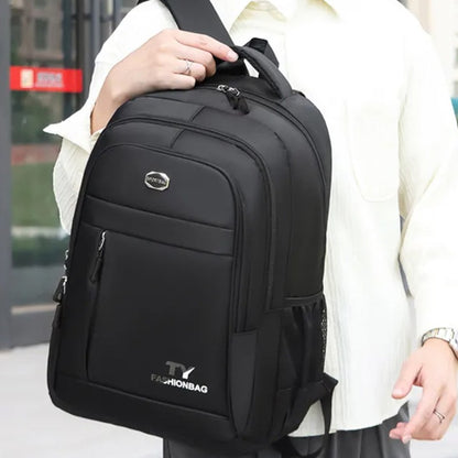Mochila Masculina Feminina Leve Moderna Durável Casual de Ombro com Vários Bolsos para Uso Diário Escolar e em Viagens